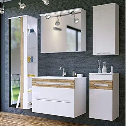 Amazon De Hochschrank Jay Schrank Badezimmerschrank Bad