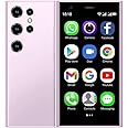 Mini Smartphone, 3.0 Inch Unlocked Android Small Mini Cell Phone Quad Core 2G+16G 5.0MP Dual SIM High Definition 3G Mobile Phone Child Smartphone (Pink)