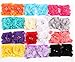 ZHW Children Foot Flowers Pearl Baby Girls Barefoot Sandals (10 Pack)