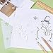 Christmas Stencil Set of 12 Painting Stencil, Laser Cut Painting Template for DIY Decor, Painting on Wood, Airbrush, Rocks and Walls Art