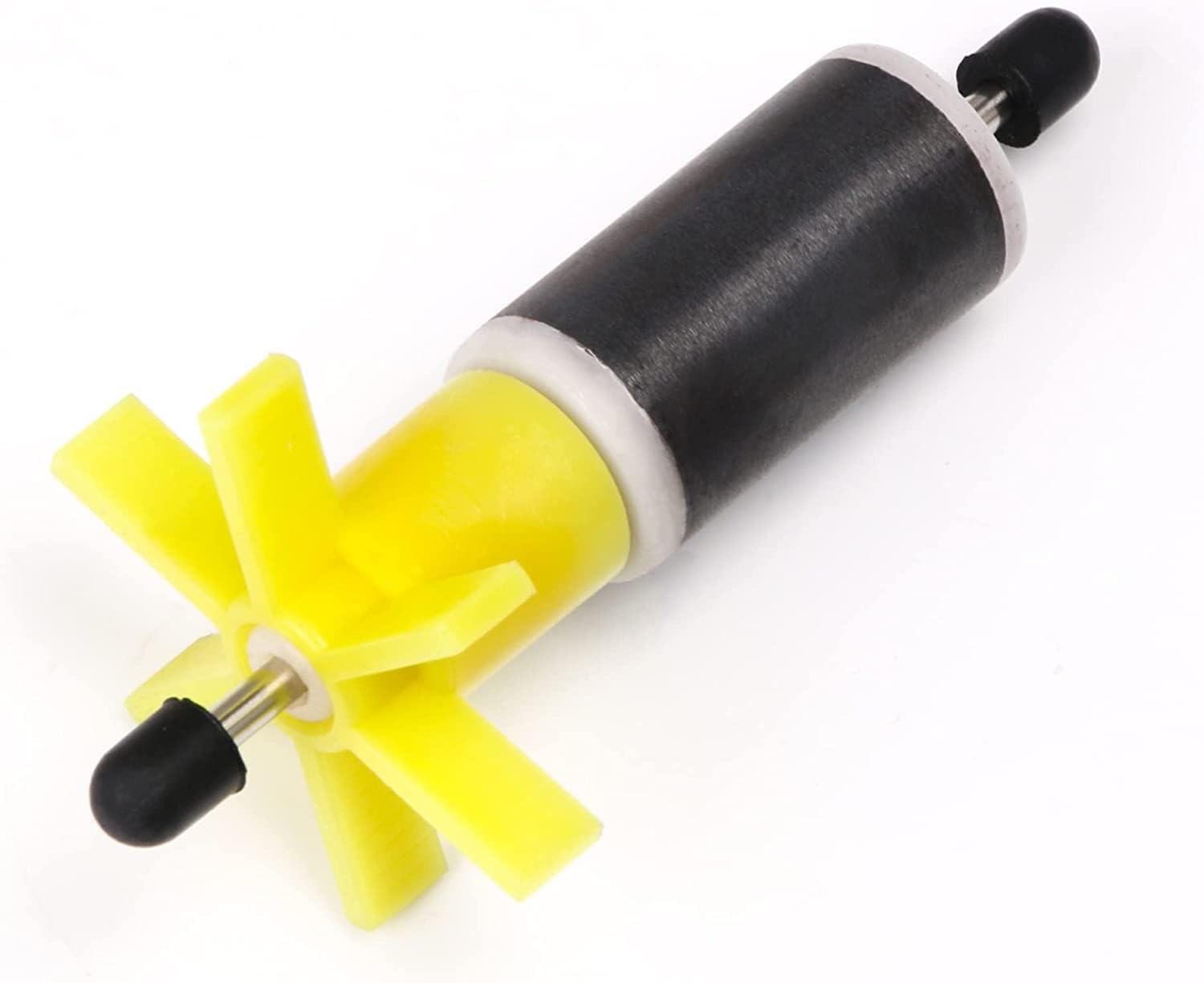Impeller for Lay Z Spa Pump Impeller Replacement Filter Included Stainless Steel Shaft and Caps (Yellow)