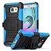 Galaxy A5 Case, MoKo Shock Absorbing Hard Cover Ultra Protective Heavy Duty Case with Holster Belt Clip + Built-in Kickstand for Samsung Galaxy A5 SM-A510F (2016) - Blue (NOT FIT Galaxy A5 2015)