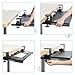 Alloyseed Under Desk Keyboard Tray, Clamp On Removable Ergonomic Keyboard and Mouse Drawer Platform, Smooth Track Slide in and Out, 27