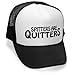 Megashirtz - Spitters Are Quitters - Vintage Style Trucker Hat Retro Mesh Cap