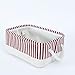 TcaFmac Fabric Storage Baskets, Decorative Rectangular Basket for Shelves,Storage Organizing Basket for Gifts Empty