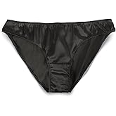 FEELITS 22 Momme 100% Mulberry Silk Underwear, Silk Satin Classic Bikini Panties for Women, Ultra Breathable Hipster