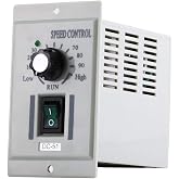 DC Motor Speed Controller AC 110V Input DC 24V-90V Output Motor Speed Controller Switch Electric Speed Regulator for Permanent Magnet DC Motor 400W DC-51