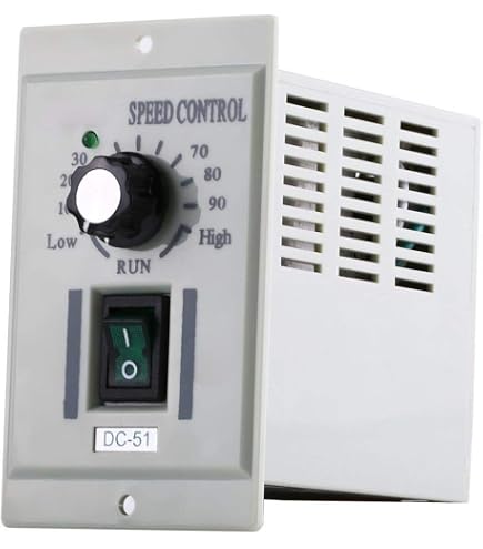 AC 110V 400W Knob Motor Speed Controller DC 0-90V Variable Adjust