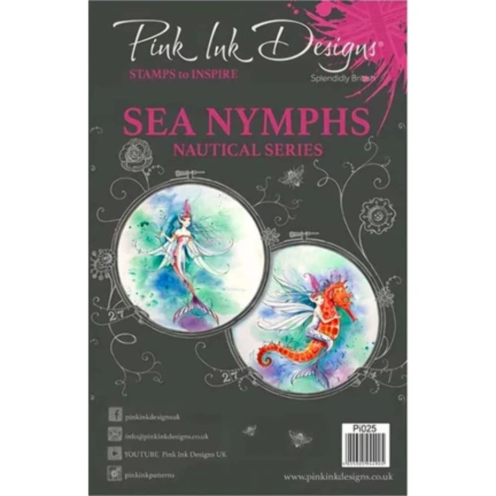 Pink Ink Designs Pink Ink-Sea Nymph-A5Clear Stamp, A5