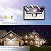 Solar Lights Outdoor, SONATA Solar Motion Sensor Light Outdoor, Upgraded 3 Optional Modes Security Motion Sensor Lights, IP65 Waterproof, 270 Degree Wide Angle LED Solar Light for Front Door, Driveway