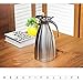 68 Oz Thermal Coffee Carafe Stainless Steel Double Wall Vacuum Insulated with Press Button Silver by TIMMY