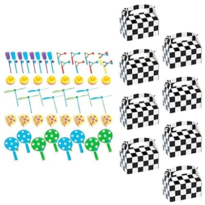 Racecar Racing Party Filled Favor Box Kit (For 8 Guests)