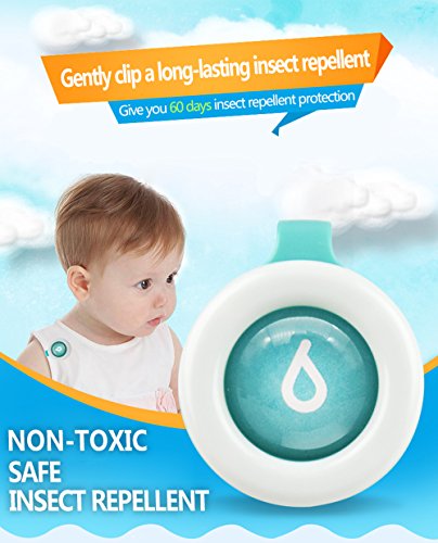 KKPOT Baby Mosquito Bug Repellent 3 Pack Outdoor Natural Plant Insect Repellent