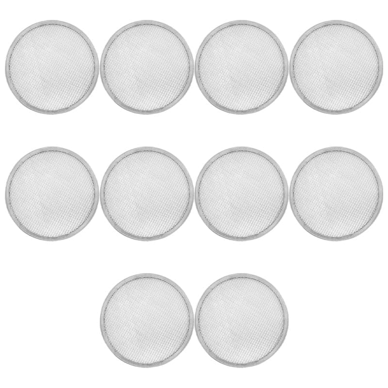 Photo 1 of 10 Pack Stainless Steel Sprouting Lids for 86mm Wide Mouth Mason Jars - Reusable Mesh Filter Strainer Screens for Beans, Alfalfa, Broccoli Sprouts - Easy Clean