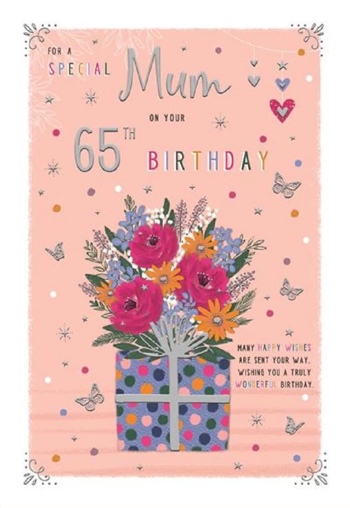 For A Special Mum On your 65th Birthday Card
