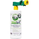 BioTurf BioS+ Odor Eliminator Concentrate 32oz Bottle | Artificial Turf Cleaner for Dog Urine &amp; Feces, Yard Deodorizer Enzyme Odor Eliminator for Fake Grass, Patios, Kennels, Gravel