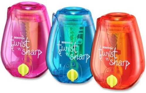 Pencil Sharpener Manual, Twist-N-Sharp, Assorted Colors 1 Pcs.