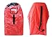 Car Seat Travel Bag, Airport Gate Check Bag with Easy-to-Carry Backpack Style Shoulder Straps Check Your car seat in Flight, 210d red