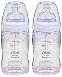 Playtex Drop-Ins System Premium Nurser with Slow Flow Nipple - 4 oz (2 Pack)