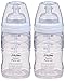 Playtex Drop-Ins System Premium Nurser with Slow Flow Nipple - 4 oz (2 Pack)