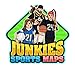 Yeegfey Junkies Sports Maps Scratch-Off Baseball Map - Bucket List Tracking Poster, Man-Cave Decor, Bedroom Poster - 32 Stadiums, 32 Teams in The USA - Great Valentine and Birthday Gift Idea - 18”x24”…