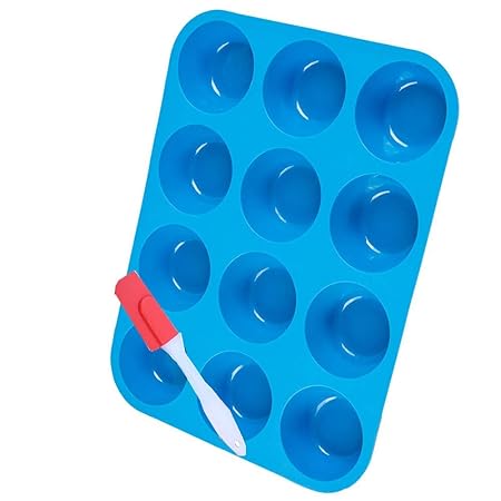 LQqqin Caja de Pastel de Silicona para Muffins, Molde, Bandeja ...