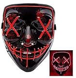 Halloween Mask LED Light Up Party Masks The Purge