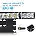MICTUNING Led Light Bar Mounting Bracket Front License Plate Holder with 60W LED Work Driving Light Bar for Car Jeep Truck SUV and Morethumb 3