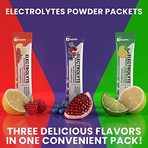 KEPPI Electrolytes Hydration Packets 30 Serves Sugar Free