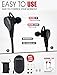 Bluetooth Earphones for Running - Sweat Proof Workout Mini Sport Wireless Earbuds with Quality Beats Stereo Sound, Noise Isolating Technology. Bonus EVA Case & Pouch