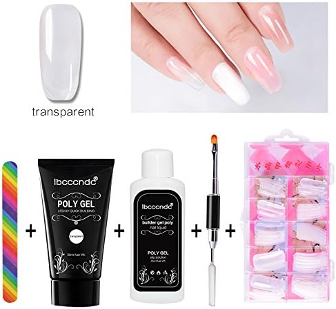 Gel Nail Extension Sets Nail Art UV Gel Hard Jelly Builder Gel Hybrid Varnishes French False Nail Glue Poly Gel Kits