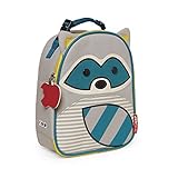 Skip Hop Baby Zoo Little Kid and Toddler Insulated and Water-Resistant Lunch Bag, Riggs Raccoon
