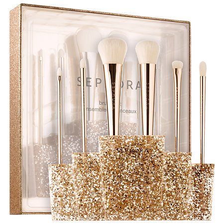 Sephora collection glitter happy brush set