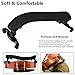 Branger Violin Shoulder Rest for 1/2 and 1/4 Size, with Collapsible and Height Adjustable Feet, Including a Violin Practice Mute