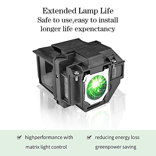 LBTbate Projector Lamp Bulb Epson ELPLP96/V13H010L96 for 1060, Pro EX9220, VS355, Home Cinema 660, Pro EX7260, VS350, EX3260 Lamp Bulb Replacement - Thumbnail 2