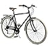 Retrospec Beaumont-7 Seven Speed Men’s Urban City Bike, 54cm/Medium, Matte Blackthumb 1
