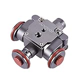 Andoer Electric Motorized 3-Wheel Video Pulley Car Dolly Rolling Slider Skater for Canon Nikon Sony Camera Camcorder for iPhone 7/7plus/6/6s Samsung H