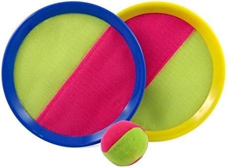 Great Fun Velcro Paddle Catch and Toss Ball Game Set