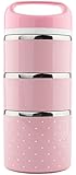 Leakproof Thermal Lunch Box Stainless Steel,Sbolang BPA-free Meal Prep Food Storage Containers