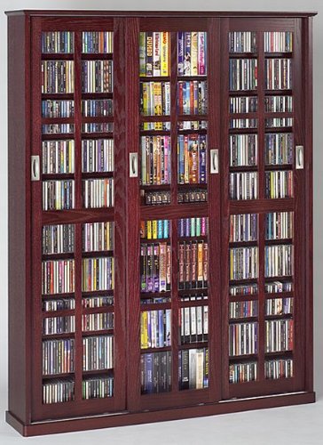 Amazon.com: Leslie Dame MS-1050DC Mission Sliding Glass Cabinet, Dark