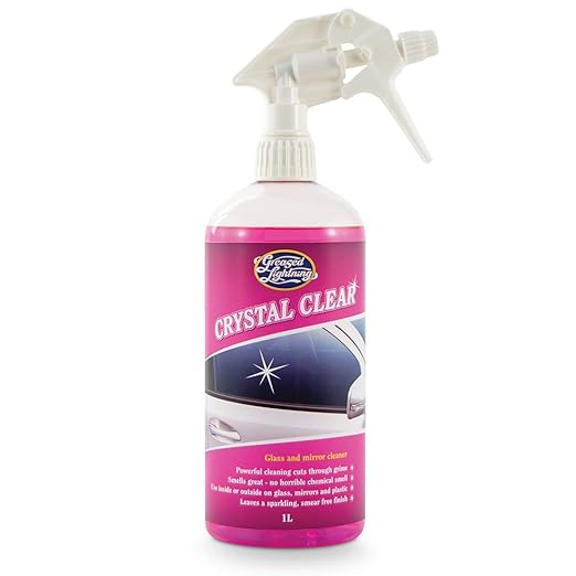 Greased Lightning Crystal Clear 1 Litre Glass and Mirror Cleaner
