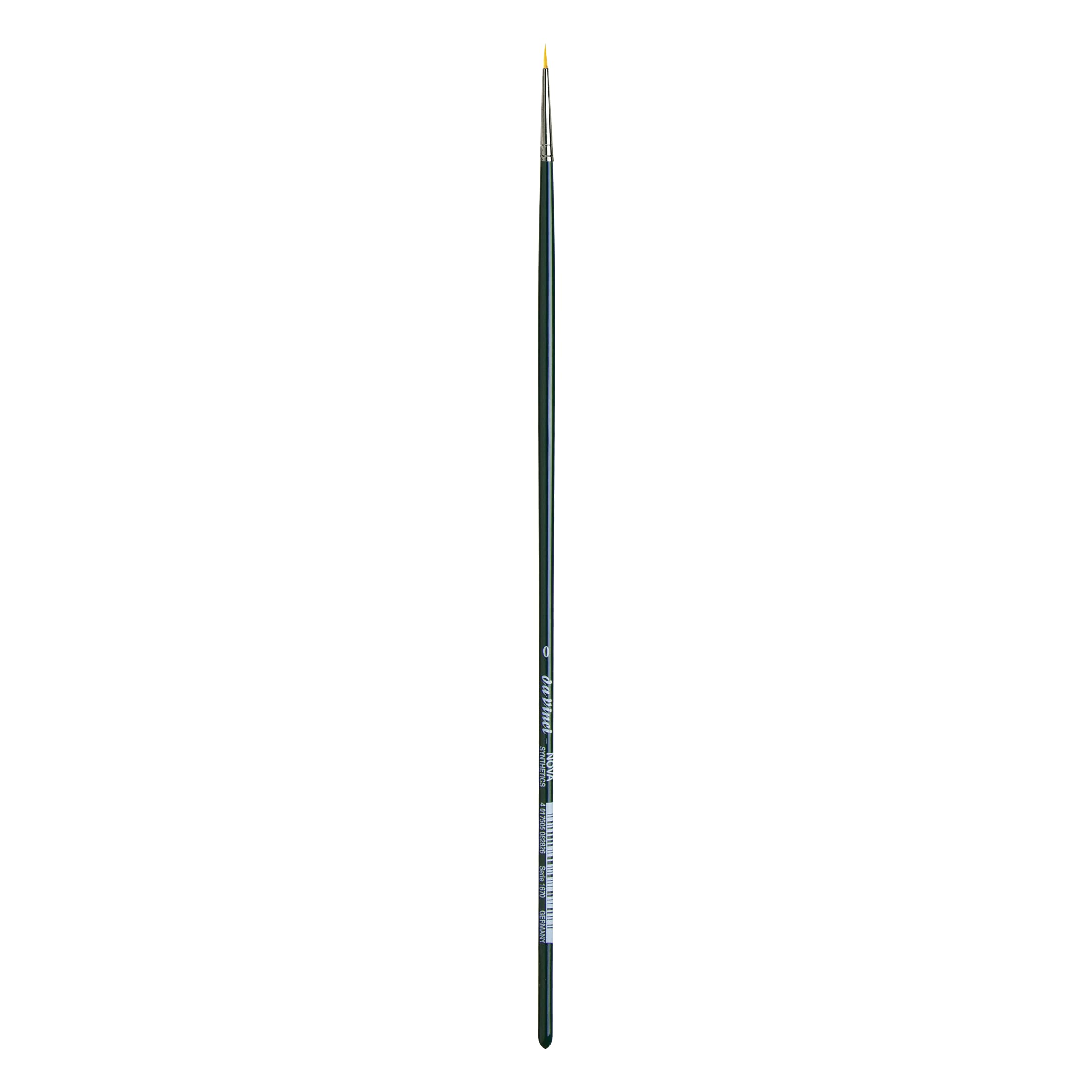 Da Vinci 1670 Series Oil Painting Brush, Synthetic Fiber, Green, 28.8 x 0.11 x 30 cm