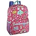 Girl's 6 in 1 Backpack Set With Lunch Bag, Pencil Case, Bottle, Keychain, Clip (Pink)