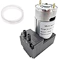 Vacuum pump DC 12V 12W, micro diaphragm pump air compressor -75KPA vacuum degree 12LPM flow