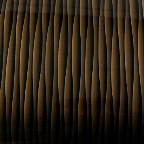 ROSEROSA Peel and Stick PVC High Glossy Wave Instant Self-Adhesive Covering Countertop Backsplash Cubic Wave (PGS5176-2 : 2.00 Feet X 6.56 Feet)