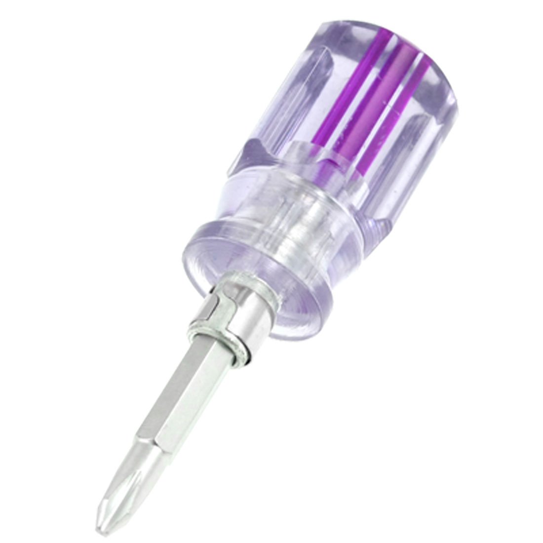 PhillipsHead Screwdrivers Hand Tools uxcell® Purple Clear Plastic
