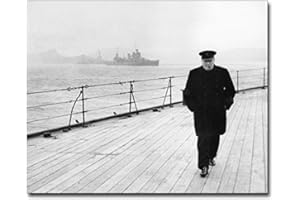 THE MCMAHAN PHOTO ARCHIVE PM Winston Churchill & Prince of Wales 1941 8x10 Silver Halide Photo Print