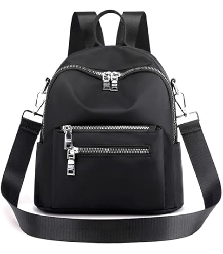 FENDI Fendiness Black Nylon Buckle Mini Backpack Crossbody Bag, Small : Clothing, Shoes & Jewelry