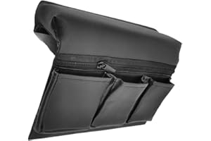 JECOMPRIS Car Door Armrest Pad with Storage Box Universal Auto Cushion with Pocket for Car Window Handrail Organizer 9.5X7X4.