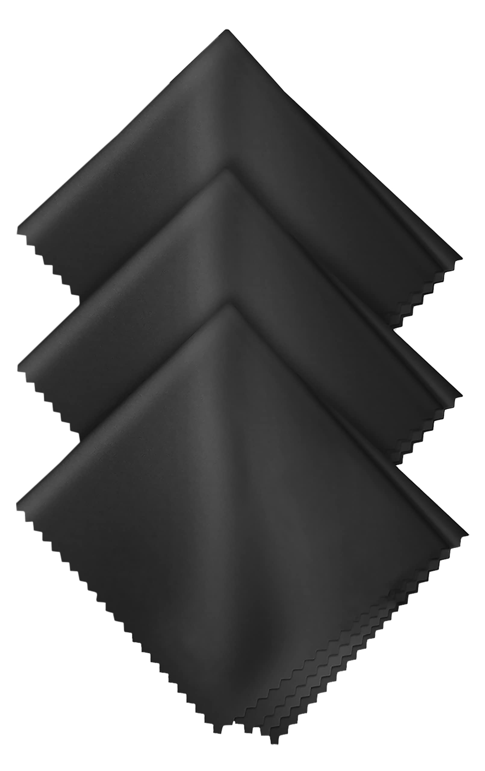 LetsSwipeThat 3x LARGE Microfiber Cleaning Cloths 12x12 inches (30x30cm) - For LCD Screens, Lenses, Tablets, Notebook, Spectacles, Cell Phone, TVs, Apple iPad, iPhone & Other Delicate Surfaces